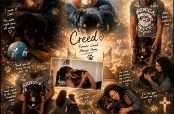 Today, our hearts are broken as we say goodbye to our beloved BestWayDog family member, Creed 🐾💔